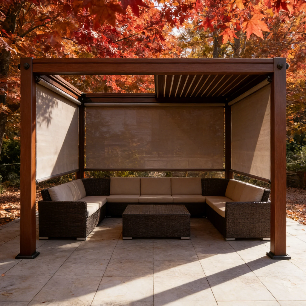 Bioclimatic Aluminum Pergola Waterproof Gazebo