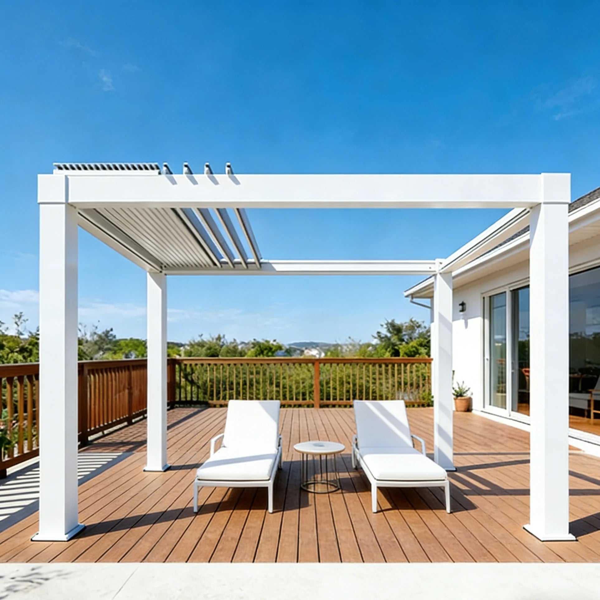 Bioclimatic Aluminum Pergola Waterproof Gazebo