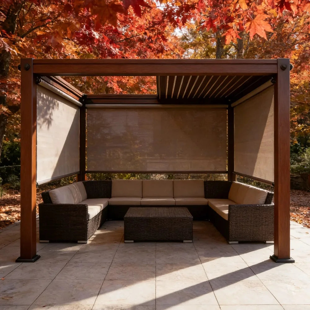 Electric Bioclimatic Aluminum Pergola