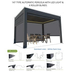 Motorized Aluminum Louvered Pergola
