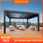 Motorized Aluminum Louvered Pergola