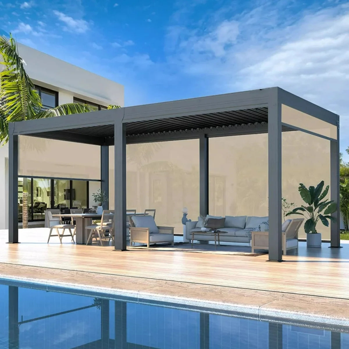 Luxury Electric Louvered Pergola