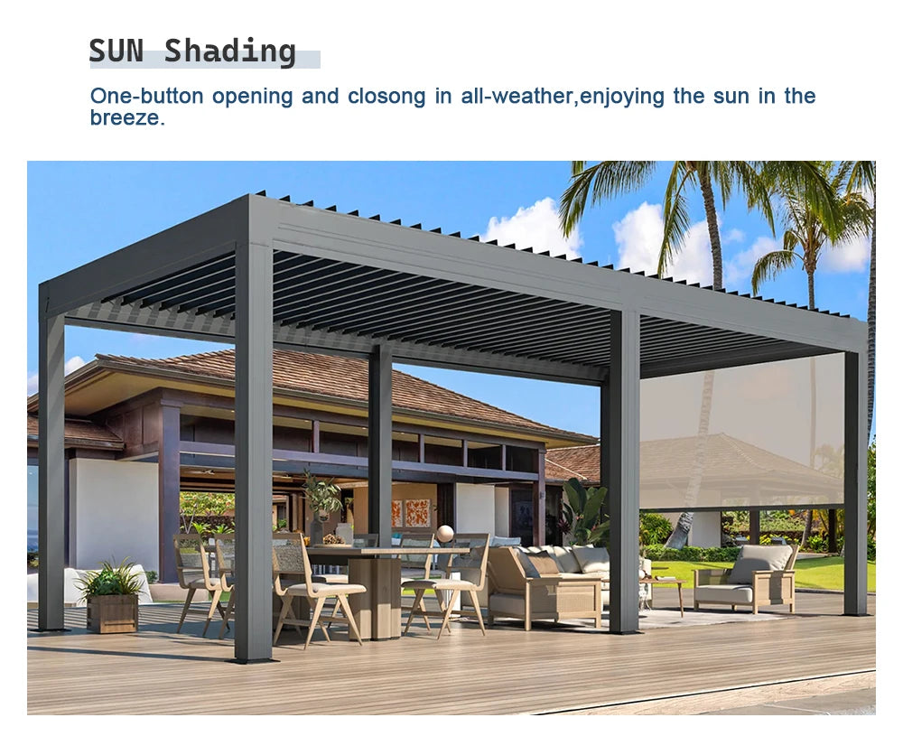 Luxury Electric Louvered Pergola
