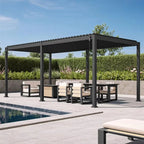 Modern Aluminum Pergola Hardtop Gazebo