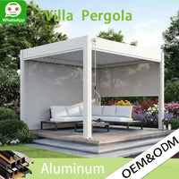 Modern Aluminum Pergola Hardtop Gazebo