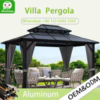 OneAlu Retractable Aluminum Patio Gazebo