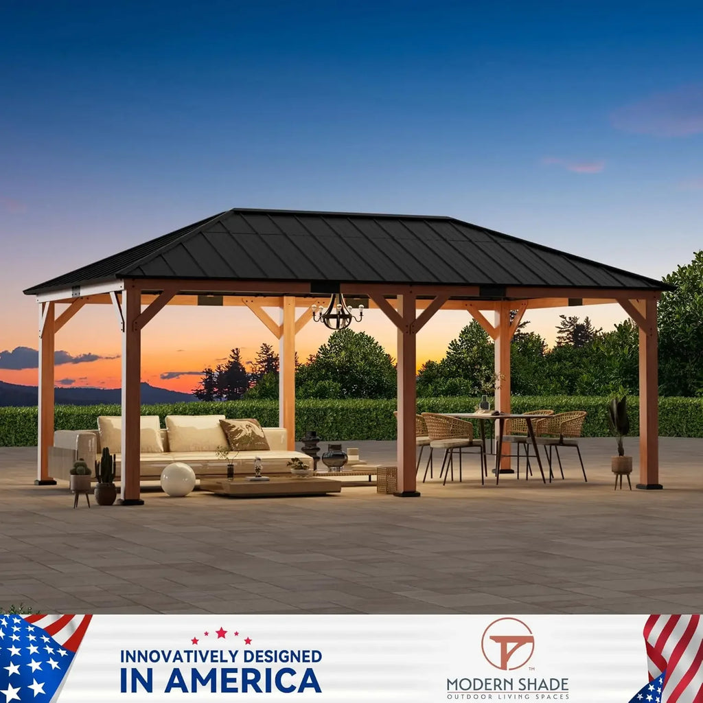 Tranquil Grove Wood Gazebo