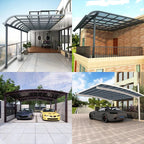 Aluminum Patio Canopy Rain Shelter