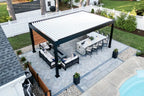 Louvered Aluminum Pergola Pool Shade