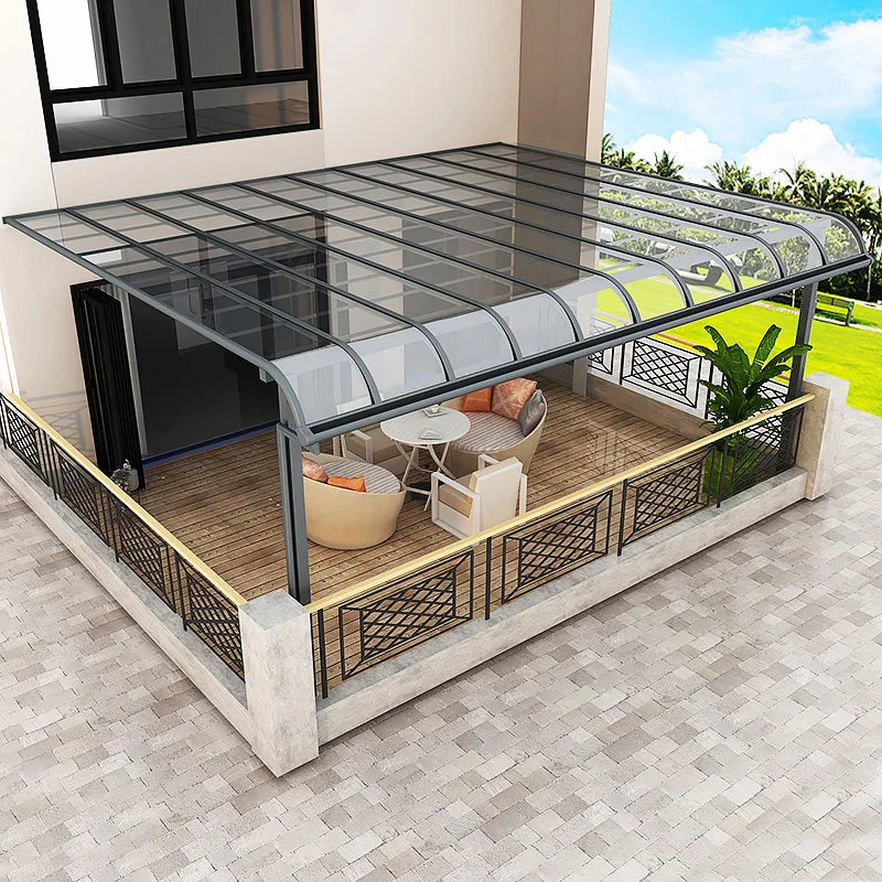 Aluminum Patio Canopy Rain Shelter