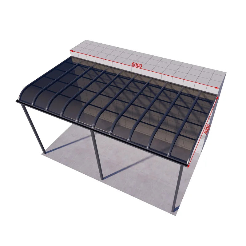 Aluminum Patio Canopy Rain Shelter