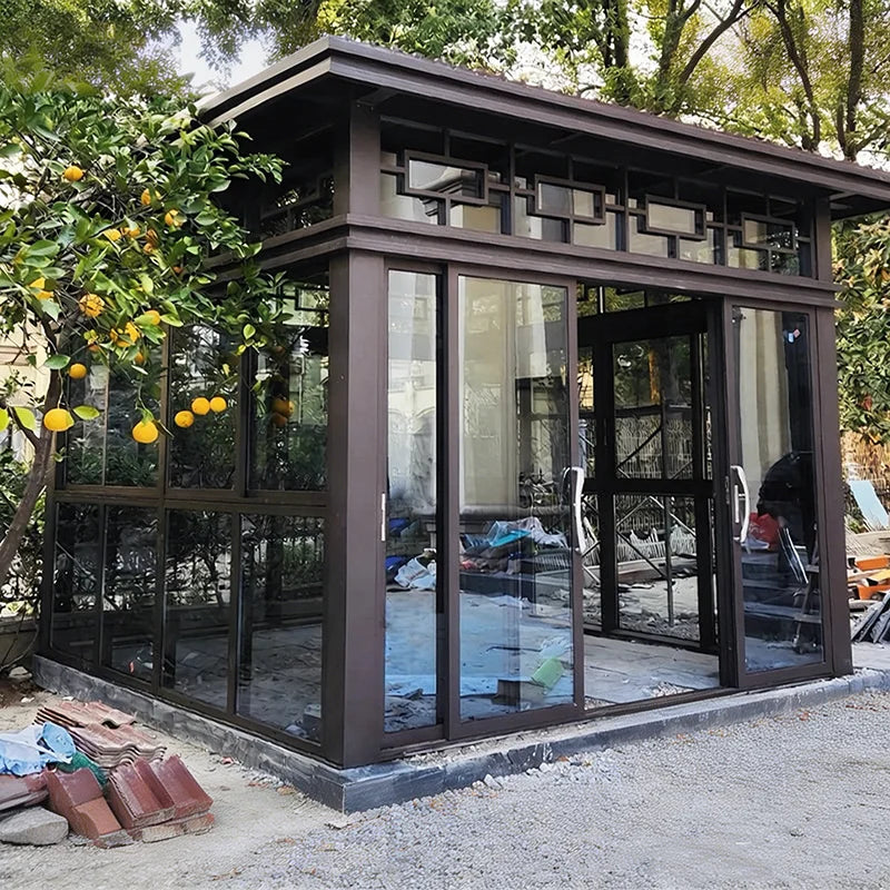 Aluminum Glass Triangle Sunroom Enclosure