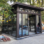 Aluminum Glass Triangle Sunroom Enclosure