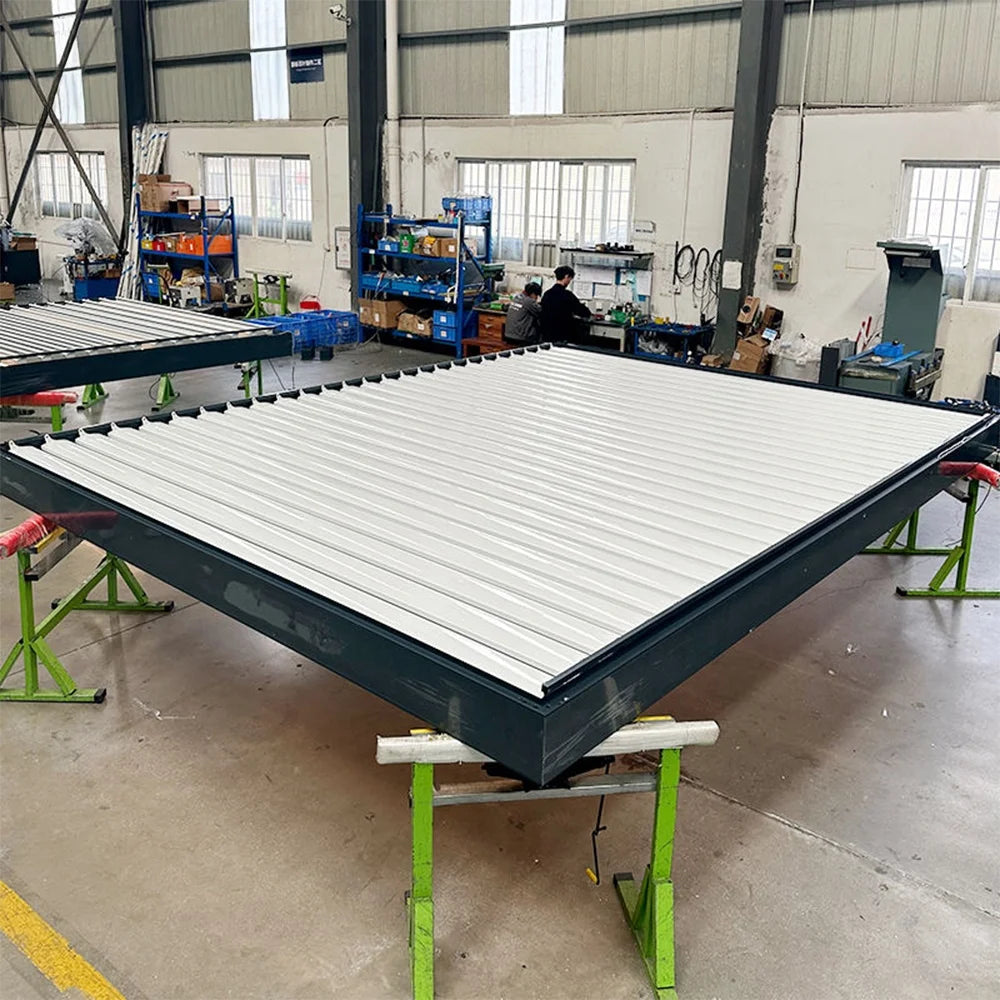 Motorized Louvered Roof Aluminum Gazebo