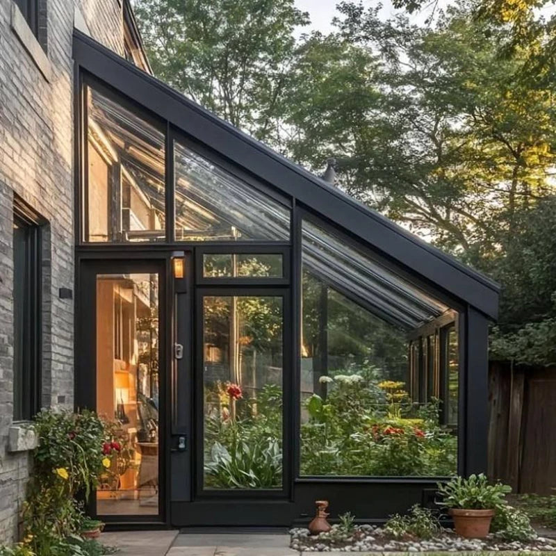 Aluminum Glass Triangle Sunroom Enclosure