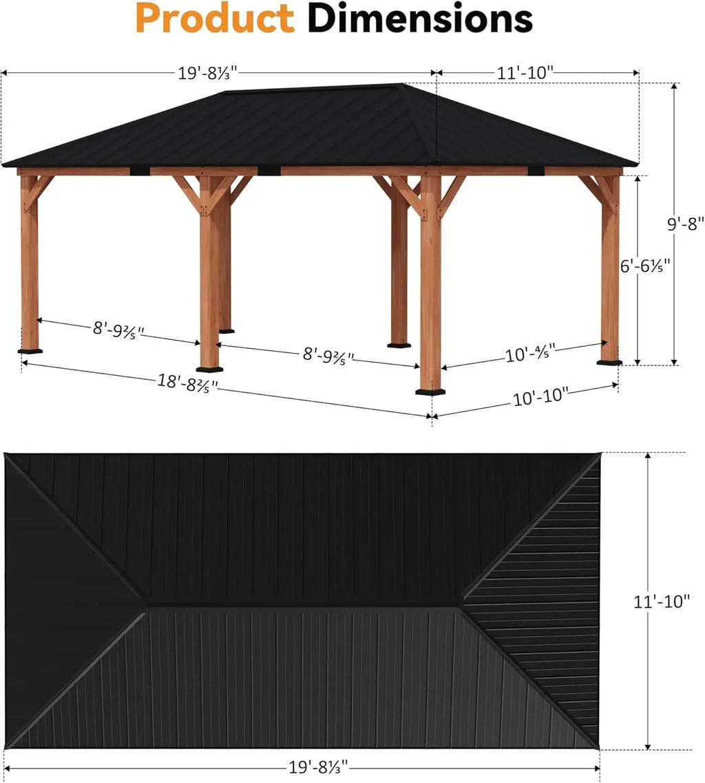 Tranquil Grove Wood Gazebo