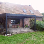 Louvered Aluminum Pergola Pool Shade